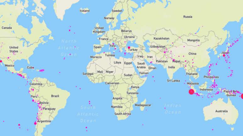 Mapping Earthquake Data