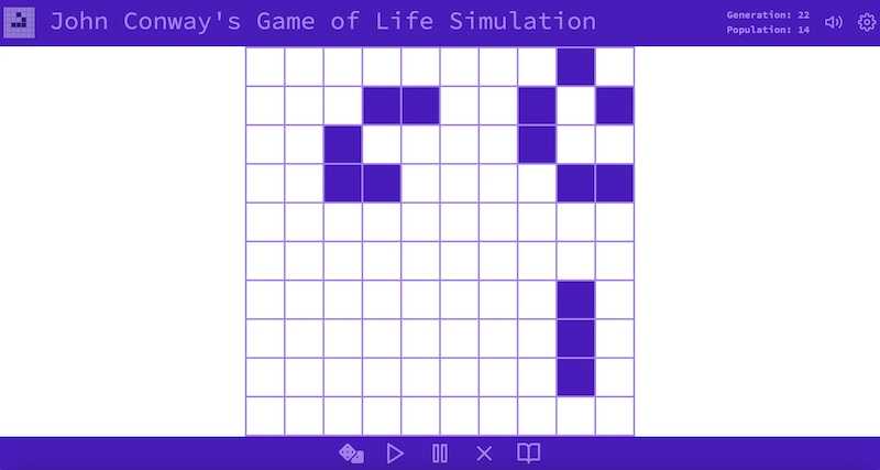 John Conway's Game of Life Simulation